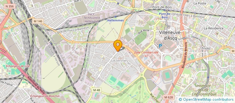 localisation de l'entreprise ADDCONNECT SAS à LEZENNES