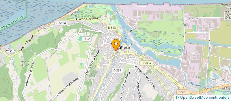 localisation de l'entreprise ADDE à HONFLEUR