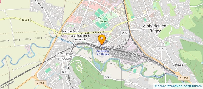 localisation de l'entreprise ADDELECTRONICS à AMBERIEU-EN-BUGEY