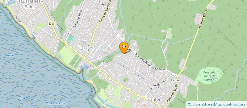 localisation de l'entreprise ADDELIT à LANTON