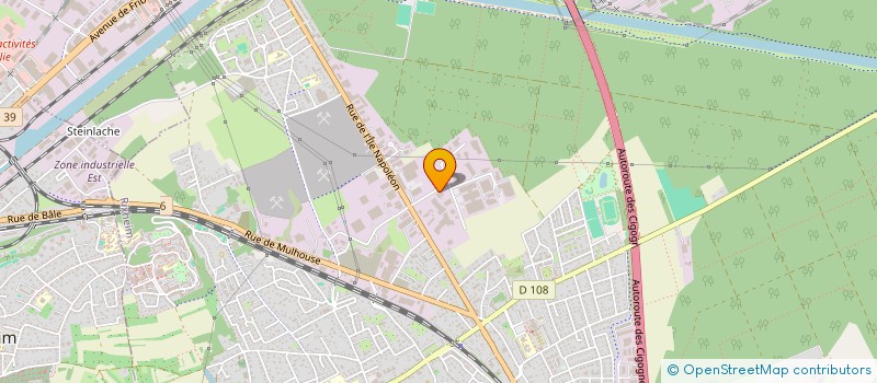 localisation de l'entreprise ADDERE - ASSOCIATION DE DEVELOPPEMENT ET DYNAMISATION ECONOMIQUE DE RIXHEIM & ENVIRONS  RIXHEIM