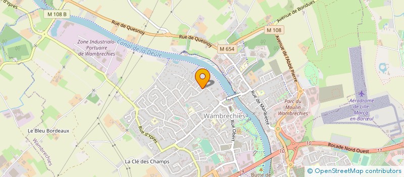 localisation de l'entreprise ADDEV  WAMBRECHIES