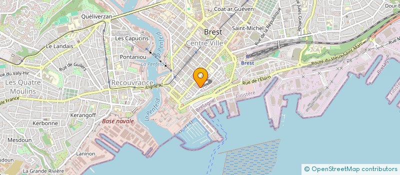 localisation de l'entreprise ADDEVA FINISTERE à BREST