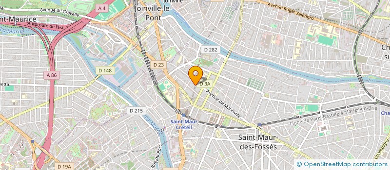 localisation de l'entreprise ADDEXPERT LOGISTIQUE à SAINT-MAUR-DES-FOSSES