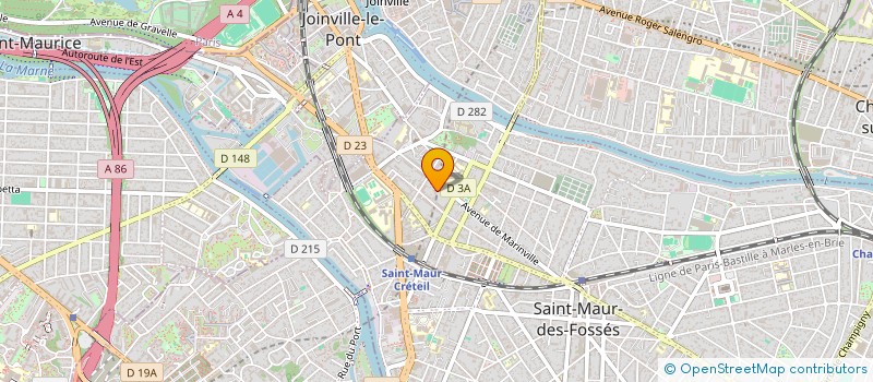 localisation de l'entreprise ADDEXPERT RH à SAINT-MAUR-DES-FOSSES
