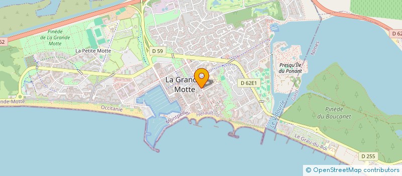 localisation de l'entreprise ADDEXTIN  LA GRANDE-MOTTE