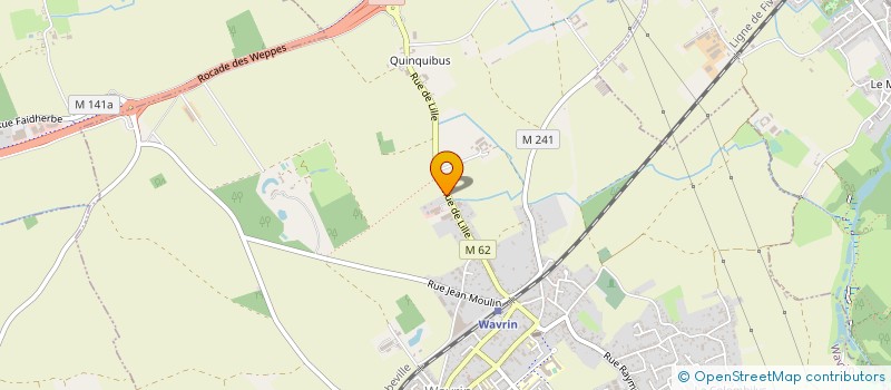 localisation de l'entreprise ADDH  WAVRIN