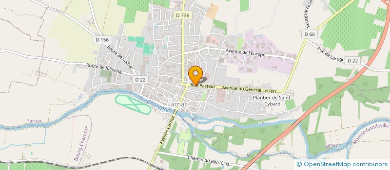localisation de l'entreprise ADDI 6 à JARNAC
