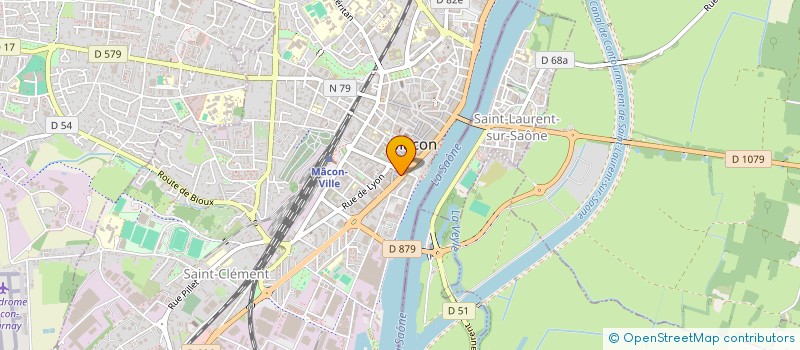 localisation de l'entreprise ADDIC'TIFS COIFFURE à MACON