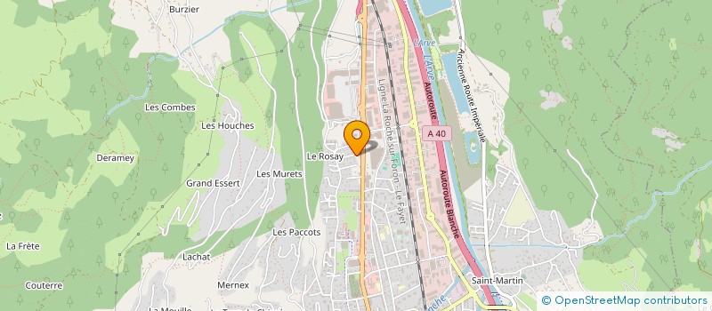 localisation de l'entreprise ADDICT à SALLANCHES