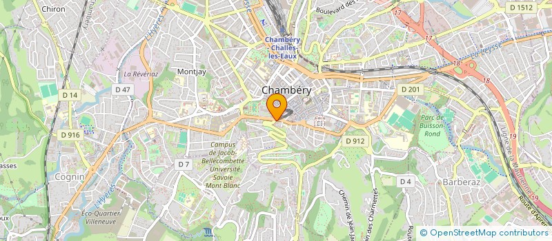 localisation de l'entreprise ADDICT  CHAMBERY