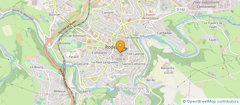 localisation de l'entreprise ADDICT à RODEZ