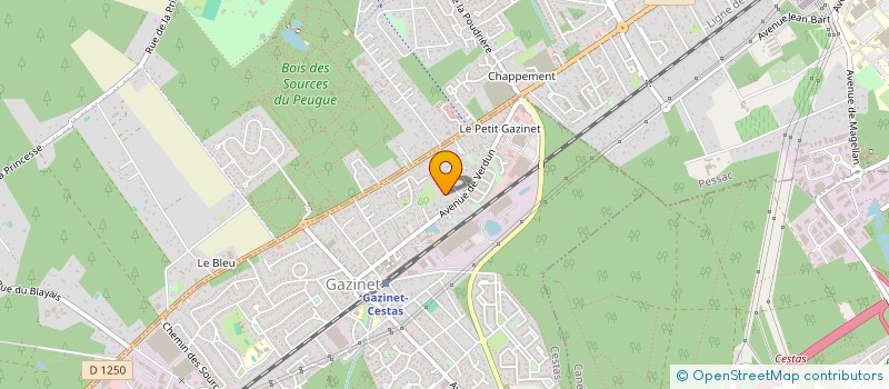 localisation de l'entreprise ADDICT CESTAS  CESTAS