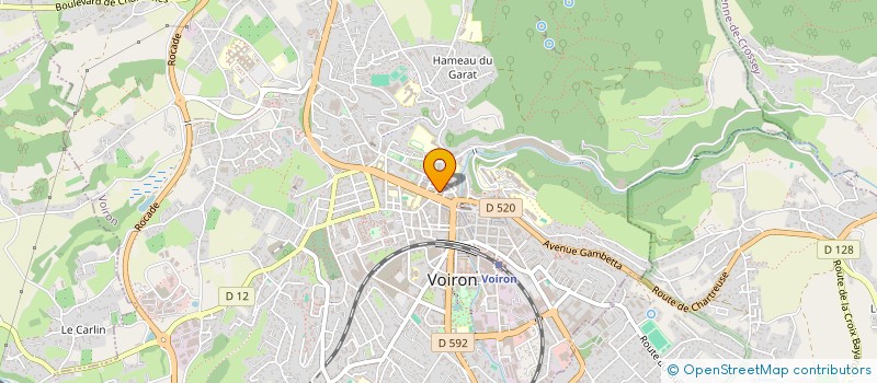 localisation de l'entreprise ADDICT'COUTURE à VOIRON