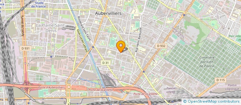 localisation de l'entreprise ADDICT DISTRIBUTION à AUBERVILLIERS