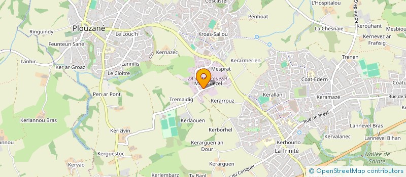 localisation de l'entreprise ADDICT EAU SPORT  PLOUZANE