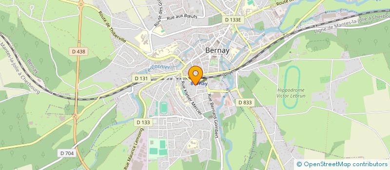 localisation de l'entreprise ADDICT EURE OUEST à BERNAY