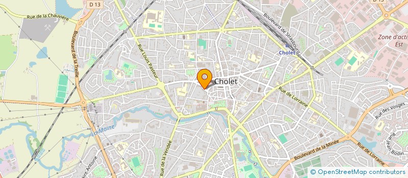 localisation de l'entreprise ADDICT GAMES CHOLET à CHOLET
