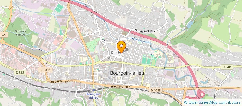 localisation de l'entreprise ADDICT IMMO BAT à BOURGOIN-JALLIEU