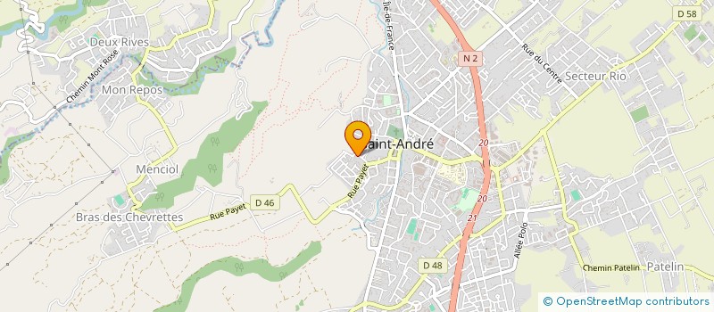 localisation de l'entreprise ADDICT IMPORT EXPORT LOGEMENTS VOYAGES  SAINT-DENIS