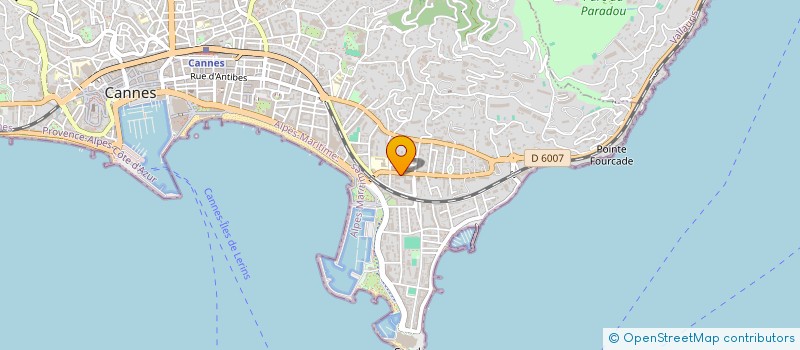 localisation de l'entreprise ADDICT LINGERIE à CANNES