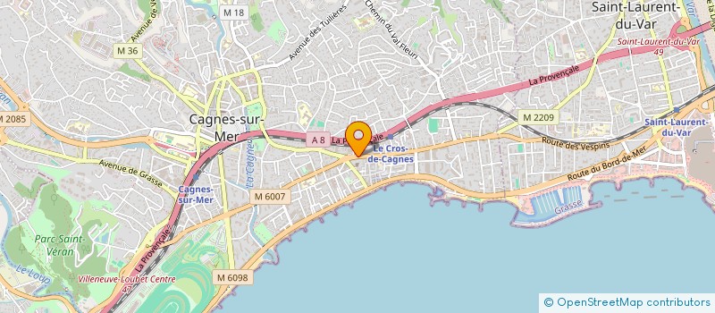 localisation de l'entreprise ADDICT MONTE MEUBLE à CAGNES-SUR-MER