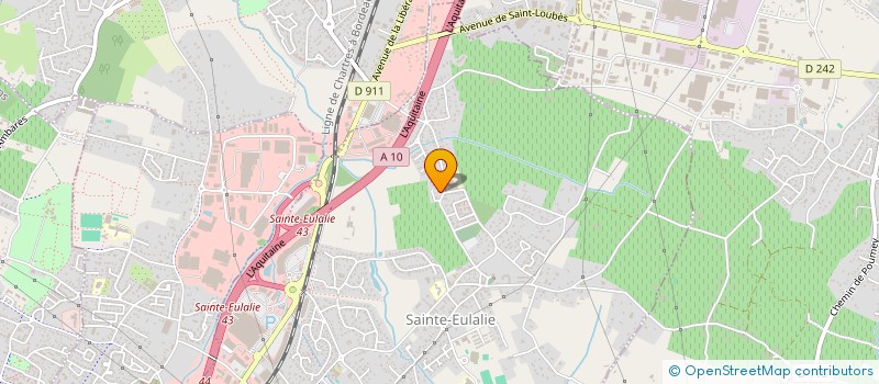 localisation de l'entreprise ADDICT STE EULALIE  SAINTE-EULALIE