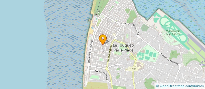 localisation de l'entreprise ADDICTE à LE TOUQUET-PARIS-PLAGE