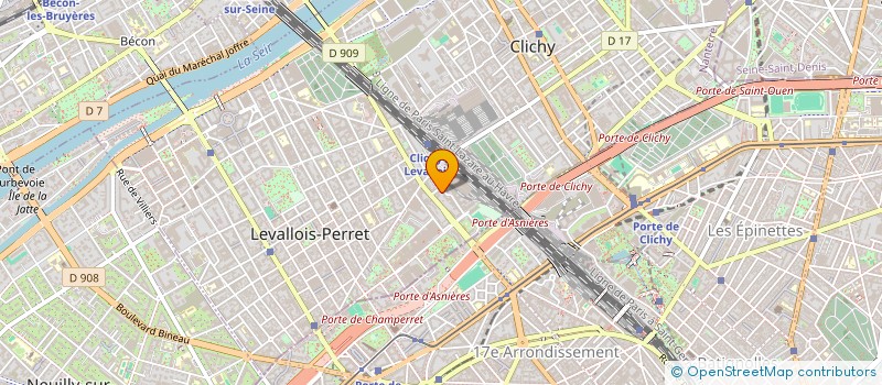 localisation de l'entreprise ADDICTED à LEVALLOIS-PERRET