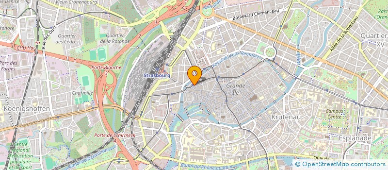 localisation de l'entreprise ADDICTIF à STRASBOURG