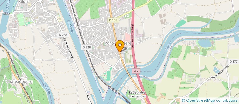 localisation de l'entreprise ADDICTION GROUPE INVEST  PONT-DE-L'ISERE