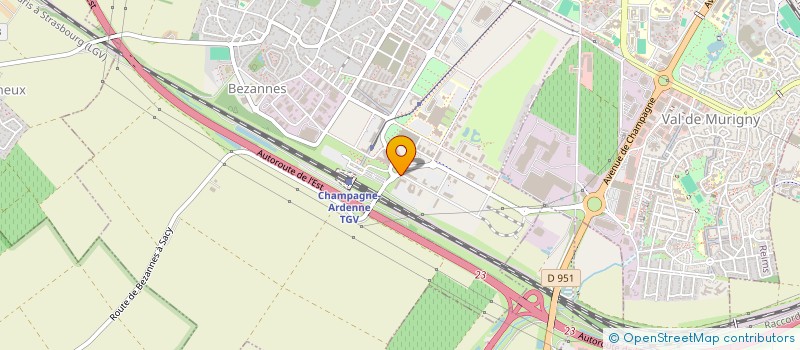 localisation de l'entreprise ADDICTIONS ALCOOL VIE LIBRE  BEZANNES