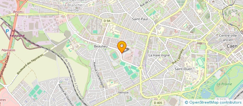 localisation de l'entreprise ADDICTUS à CAEN