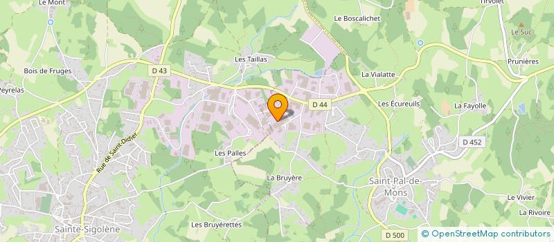 localisation de l'entreprise ADDIPLAST à SAINT-PAL-DE-MONS
