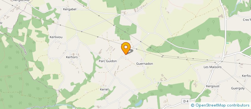 localisation de l'entreprise ADDIS ABEBA  CHATELAUDREN-PLOUAGAT