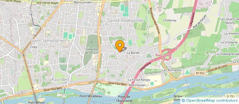 localisation de l'entreprise ADDISPO à TOURS