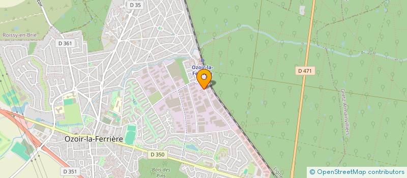 localisation de l'entreprise ADDISTRONIC à OZOIR-LA-FERRIERE