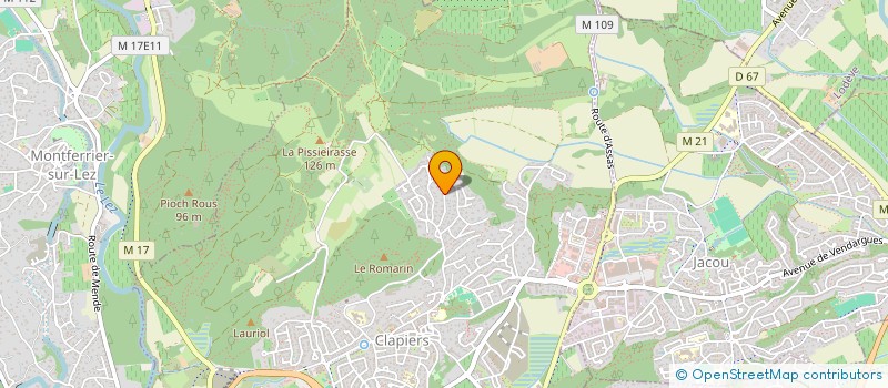 localisation de l'entreprise ADDITION L  CLAPIERS