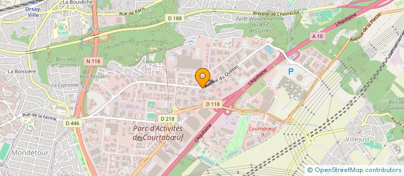 localisation de l'entreprise ADDITIONAL DESIGN à VILLEBON-SUR-YVETTE