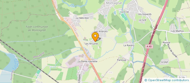 localisation de l'entreprise ADDITIS à BOURG-EN-BRESSE