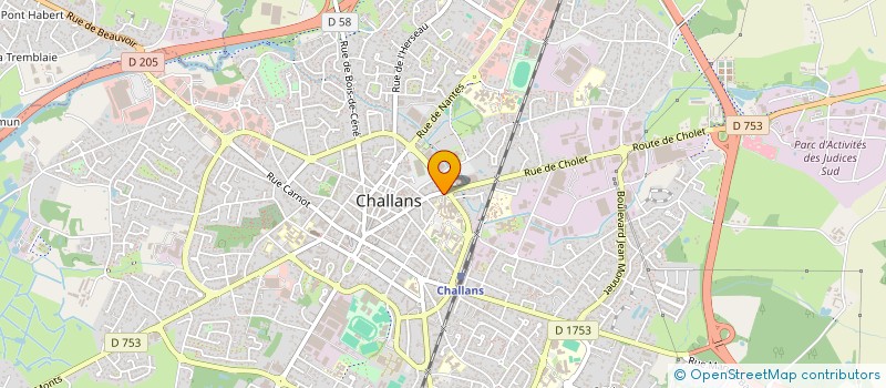 localisation de l'entreprise ADDIX à CHALLANS