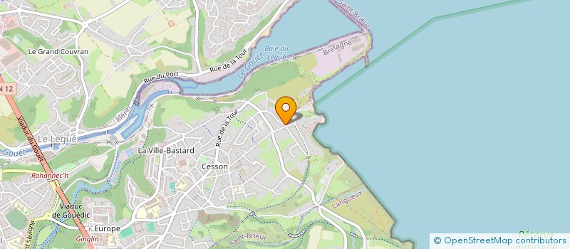 localisation de l'entreprise ADDM, AU-DELA DES MAUX à SAINT-BRIEUC