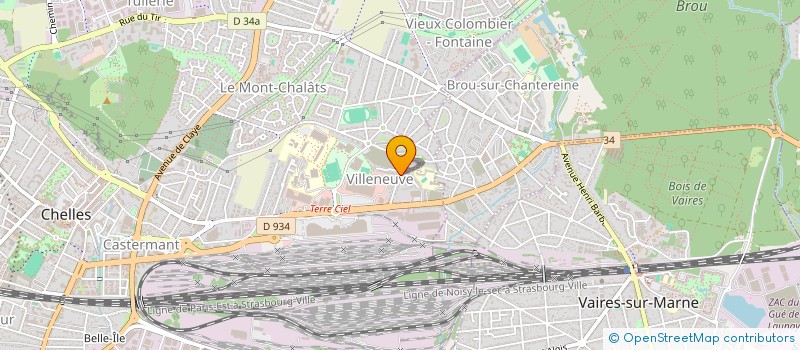 localisation de l'entreprise ADDOHA  CHELLES