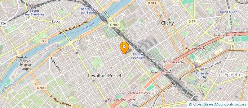 localisation de l'entreprise ADDONS NETWORKS à LEVALLOIS-PERRET