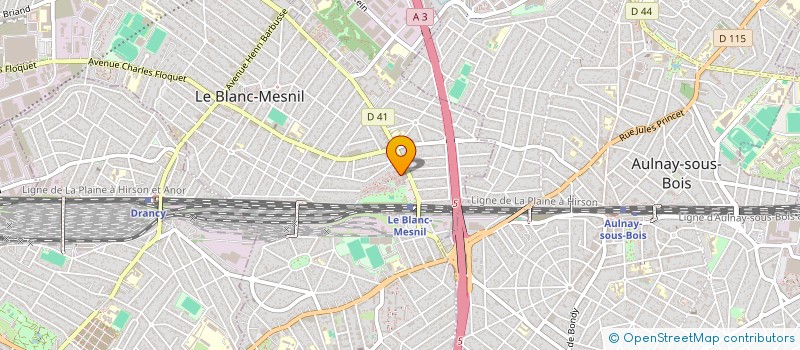 localisation de l'entreprise ADDP TRANS à LE BLANC-MESNIL