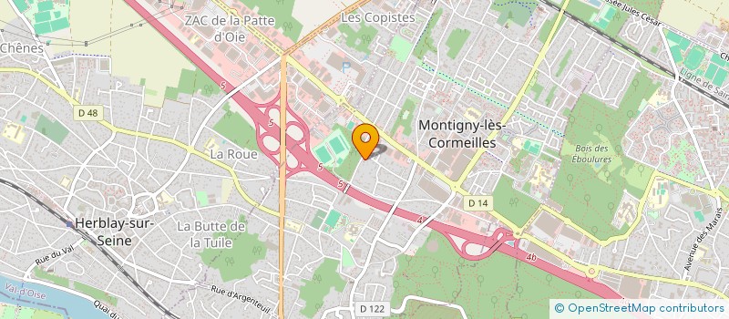 localisation de l'entreprise ADDR  MONTIGNY-LES-CORMEILLES