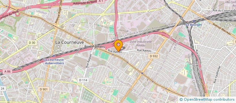 localisation de l'entreprise ADDRESS à LA COURNEUVE
