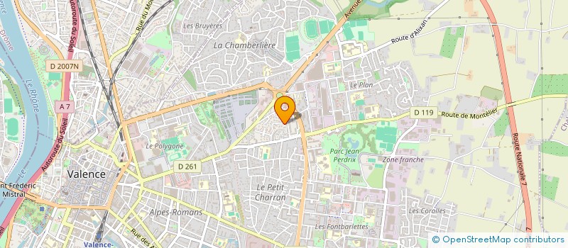 localisation de l'entreprise ADDS à VALENCE