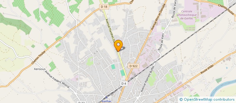 localisation de l'entreprise ADDT  GAILLAC