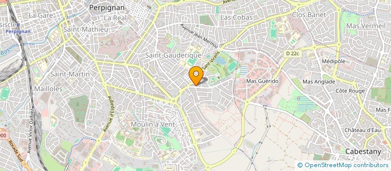 localisation de l'entreprise ADDVANCE IMMOBILIER à PERPIGNAN